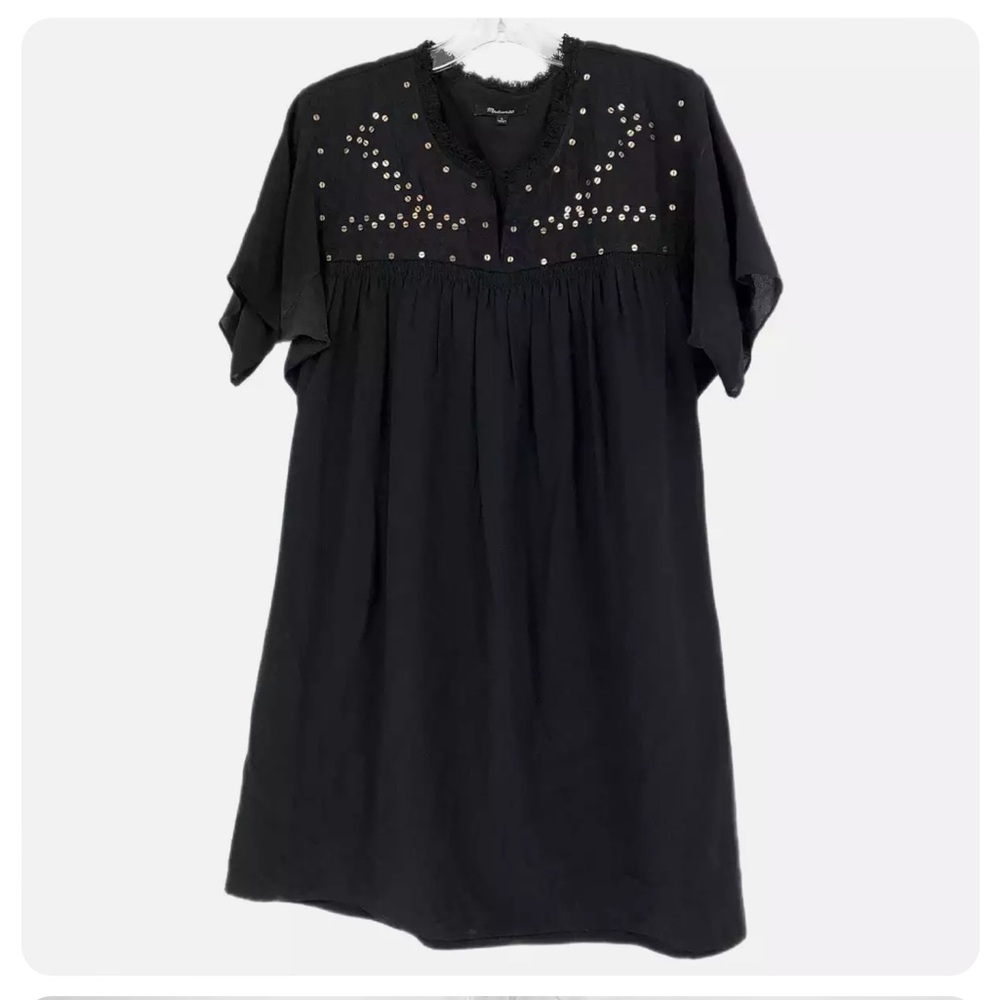 Madewell flowy shirt dress
